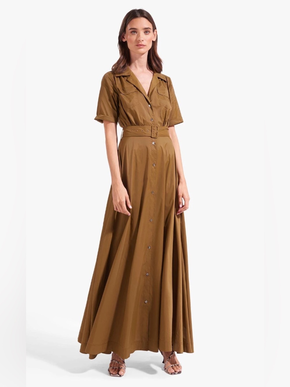Staud Millie dress caper